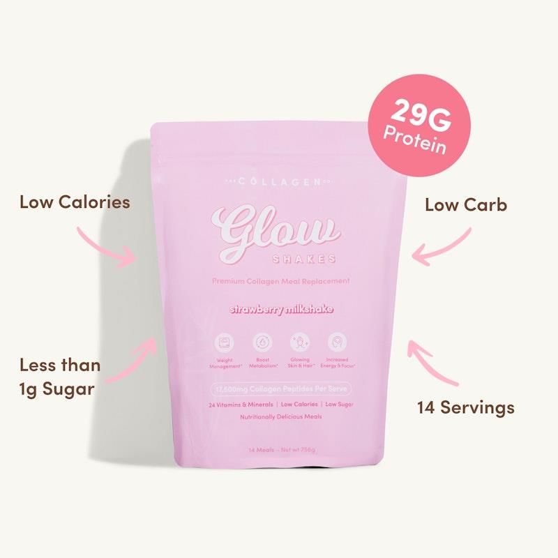 Sữa lắc dâu tây Collagen Co thay thế bữa ăn 756g