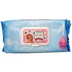Khăn lau trẻ em không mùi không chứa cồn Uni-Wipe 80 khăn lau 12 gói
