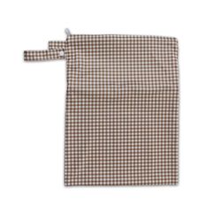 tyoub On The Go - Bộ quà tặng, Tã bơi tái sử dụng, Túi đựng đồ ướt và Yếm cho bé - Fawn Check Một cỡ