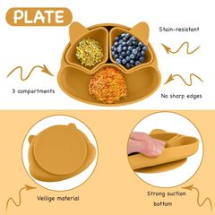 Bộ đồ ăn cho bé bằng silicon Zoe Sage 11 món Sundance