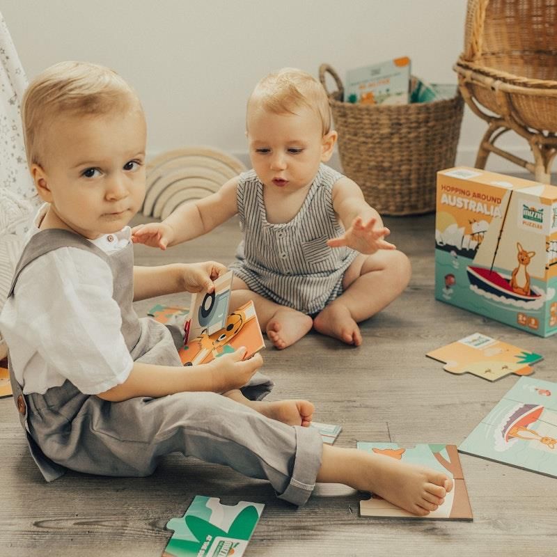 Bộ quà tặng thời gian học tập cho trẻ mới biết đi Mizzie The Kangaroo