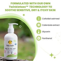 Sữa tắm Little Etoile Head to Toe dành cho da khô, nhạy cảm và dễ bị chàm (0+ tháng) 250ml