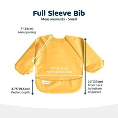 Yếm dài tay chống bẩn Tiny Twinkle 2 gói màu nâu nhạt & bồ công anh cỡ nhỏ