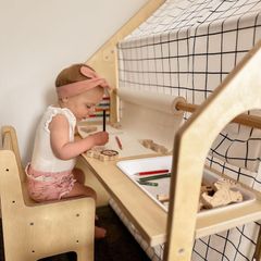 Riababy Nhà gỗ Cubby đơn sắc