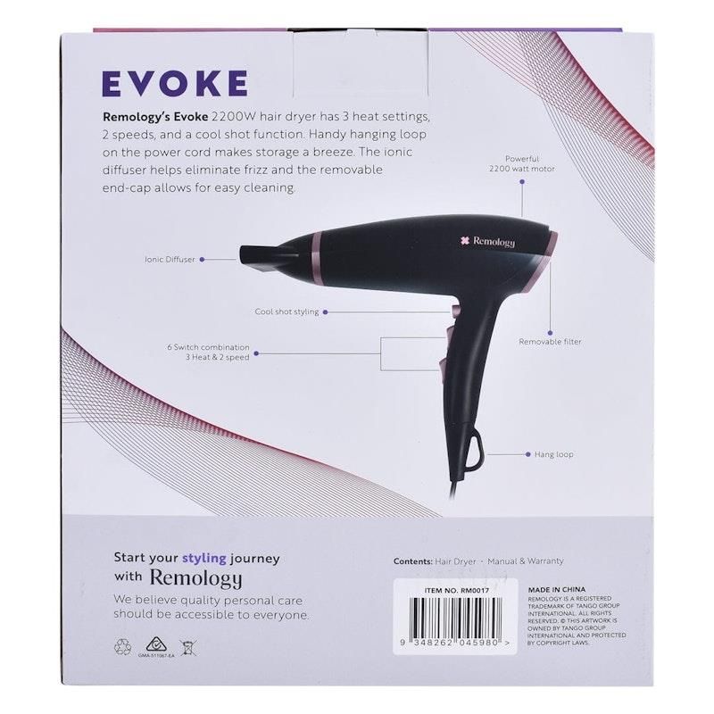 Máy sấy tóc chuyên nghiệp Remology Evoke 2200W SML