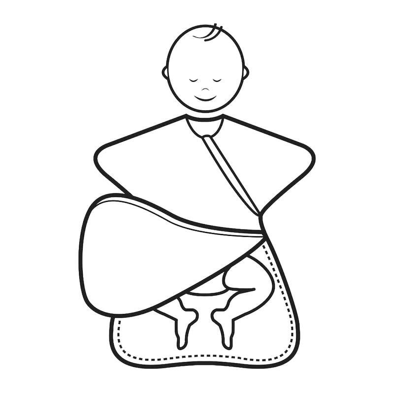 Baby Loves Sleep Túi ngủ Sleepy Hugs 'Cool' Extra-Wide Sack - Màu hồng kẹo (Mùa hè) 0-3 tháng