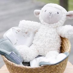 Đồ chơi nhồi bông & máy giặt của Little Linen Company Farmyard Lamb