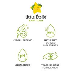 Sữa tắm Little Etoile Head to Toe dành cho da khô, nhạy cảm và dễ bị chàm (0+ tháng) 250ml