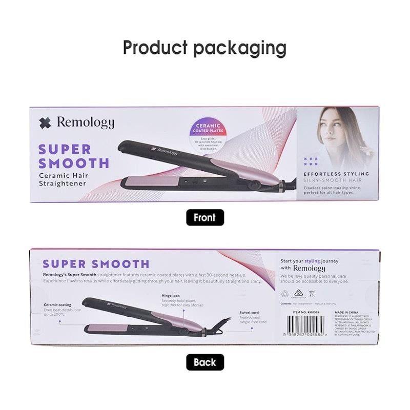 Máy duỗi tóc Remology Super Smooth Ceramic 1 đơn vị