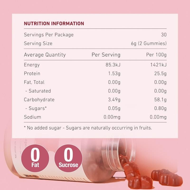 Kẹo dẻo Unichi Rose Collagen Gummy 60 viên x3 gói