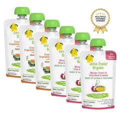 Gói phiêu lưu hương vị hữu cơ Little Etoile 120gx6