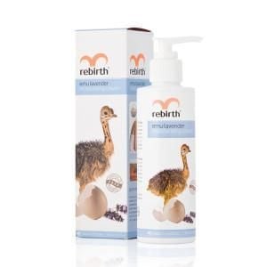 Kem dưỡng ẩm Rebirth Emu Lavender 200ml (Sữa dưỡng thể)