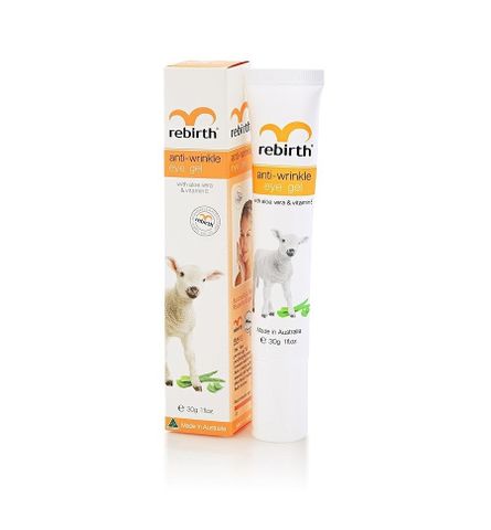 Gel chống nhăn mắt Rebirth với lô hội và vitamin E 30g