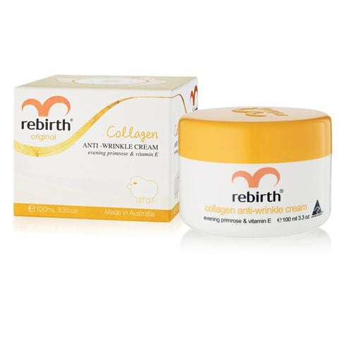 Kem chống nhăn Rebirth Collagen với tinh dầu hoa anh thảo và vitamin