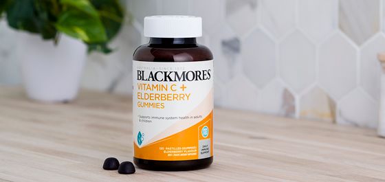 Kẹo dẻo Blackmores Vitamin C Elderberry 120 viên
