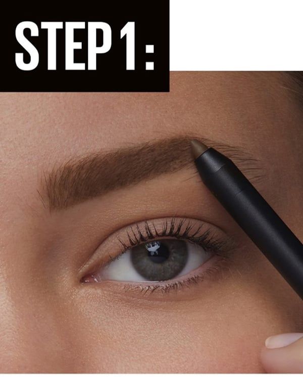 Chì kẻ mày Maybelline Tattoo Brow 36HR – Nâu trung bình MÀU 257