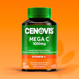 Cenovis Sugarless C 500mg 100 viên nhai hương cam