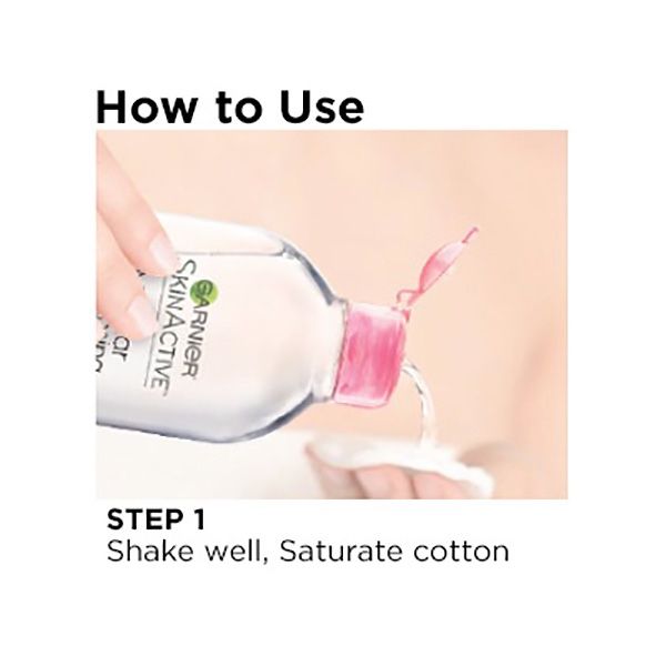 Nước tẩy trang Garnier SkinActive Micellar dạng dầu dành cho mắt và da nhạy cảm 400ml