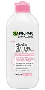 Nước tẩy trang Garnier SkinActive Micellar dạng dầu dành cho mắt và da nhạy cảm 400ml