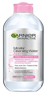 Nước tẩy trang Garnier SkinActive Micellar dạng dầu dành cho mắt và da nhạy cảm 400ml