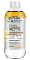 Nước tẩy trang Garnier SkinActive Micellar dạng dầu dành cho mắt và da nhạy cảm 400ml