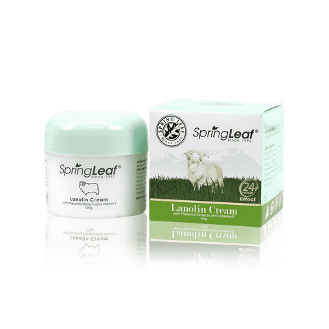 Kem Spring Leaf Lanolin với chiết xuất nhau thai và vitamin E