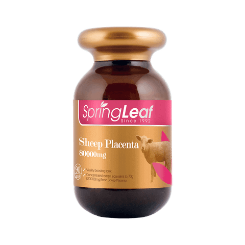 Nhau Thai Cừu Lá Xuân 80000mg 90 Viên