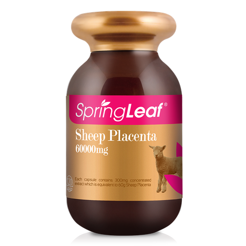 Nhau thai cừu Spring Leaf 60000mg 120 viên nang
