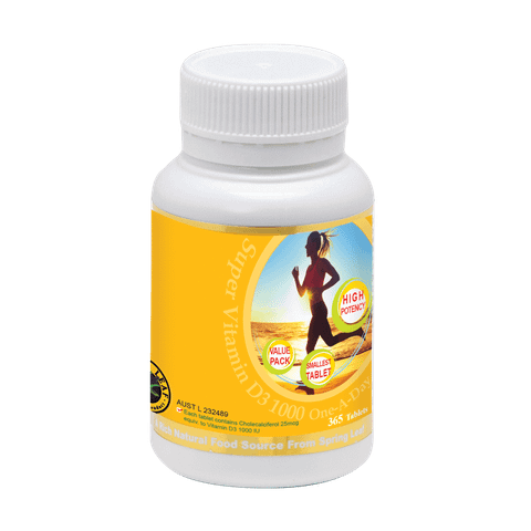 Spring Leaf Super Vitamin D 1000 One-A-Day 365 Viên