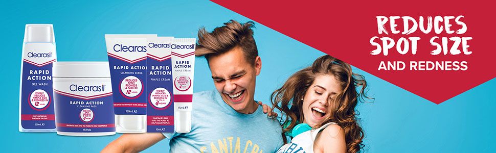 Sữa rửa mặt tẩy tế bào chết Clearasil Ultra Rapid Action 150 ml