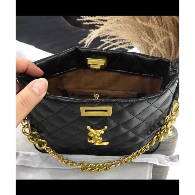  B126-[NEW HOT]Túi trần trám khoá xoay mới 2024 