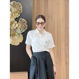 ÁO sơ mi MIUMIU dáng vừa E47 