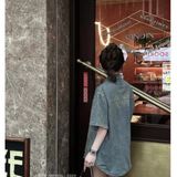  B94-Áo bò nữ cộc tay đính đá bling siêu xinh hàng qc 