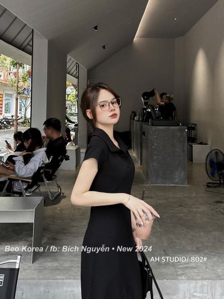  Váy dài có cổ B84 