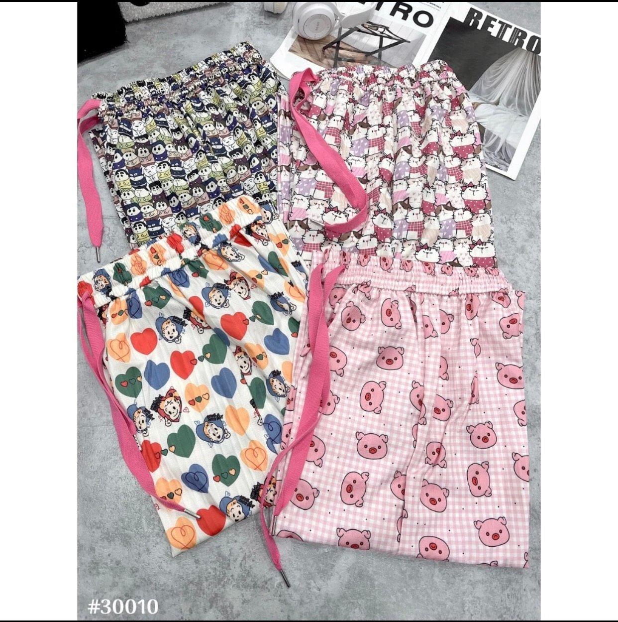  Quần hoạ tiết hoạt hình H33 