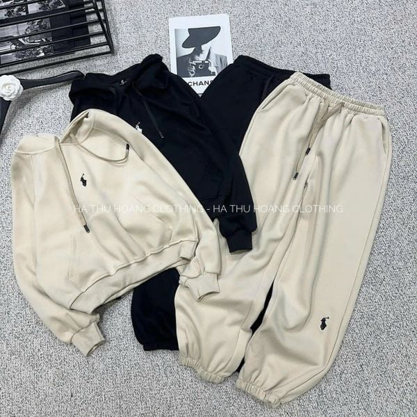  Set nỉ có mũ thêu - G16 