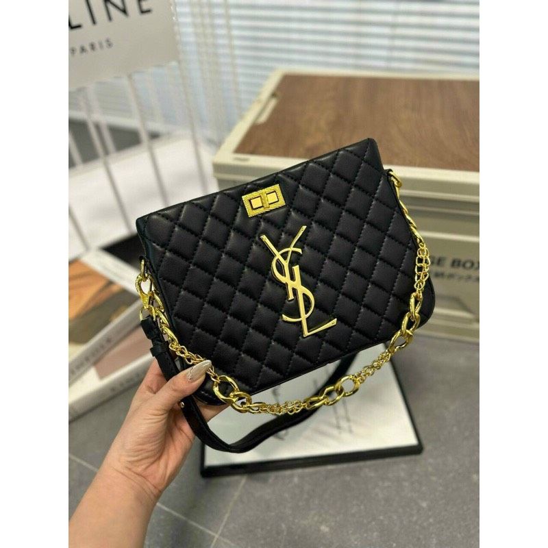  B126-[NEW HOT]Túi trần trám khoá xoay mới 2024 