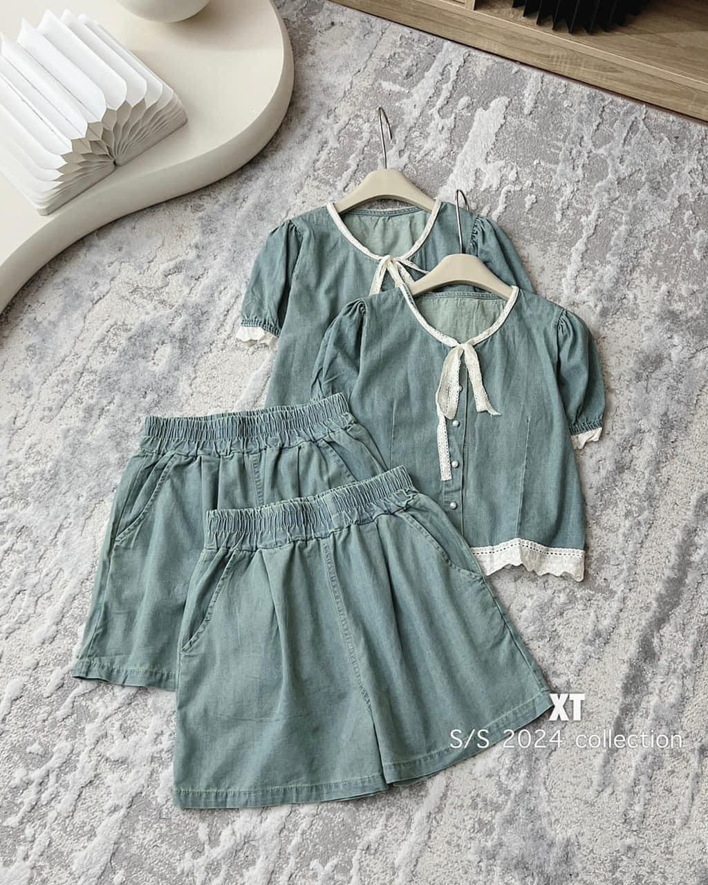  Set bò cổ nơ B28 