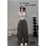  Quần xuông ống rộng B89 