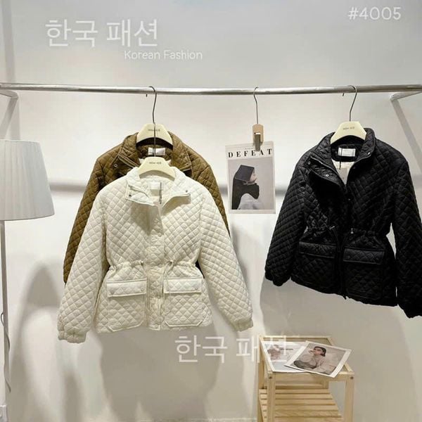  Áo phao trần trám lót lông - G40 