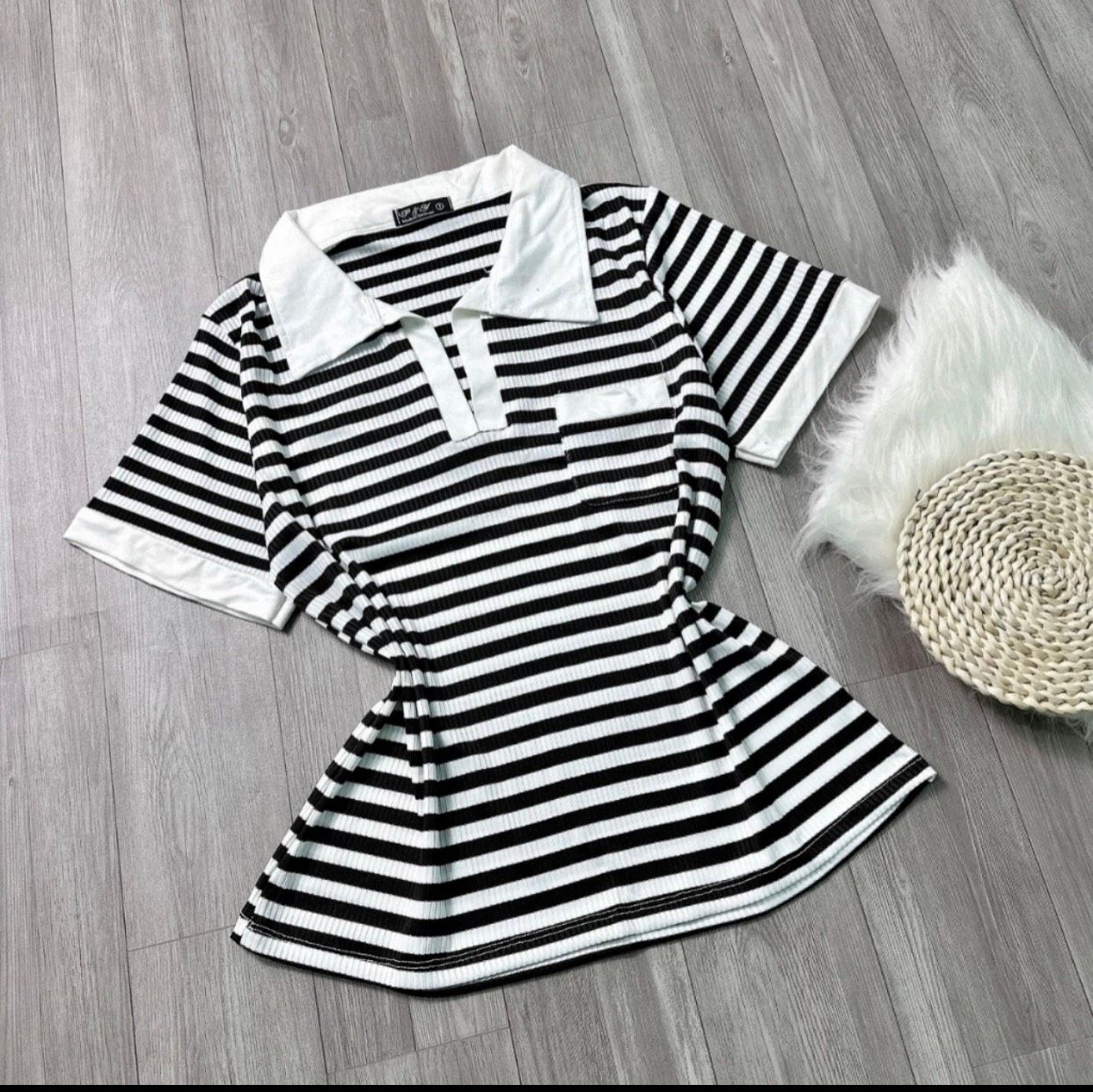  Áo polo kẻ H1 