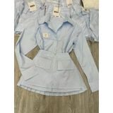  B109-Set sơmi mix chân váy kiểu MiXi siu đẹp hàng QC loại 1 