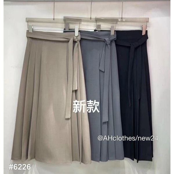  H14-Chân váy xếp ly buộc nơ 