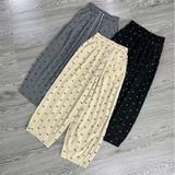  E10-Quần hoạ tiết nơ đũi 3 màu 