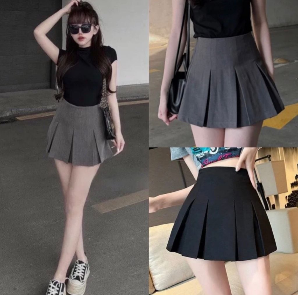  Chân váy A vạt chéo H15 