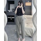  E20-Quần vải baggy tặng kèm đai 