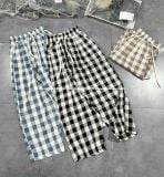  K97-quần kẻ dáng thụng hot hit 