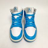  NIKE AIR JORDAN 1 MID DARK POWDER BLUE - BQ6472-400 