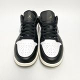  NIKE AIR JORDAN 1 LOW BLACK TOE MEDIUM OLIVE 553558-092 