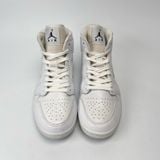  NIKE AIR JORDAN 1 MID WHITE SNAKESKIN BQ6472-110 